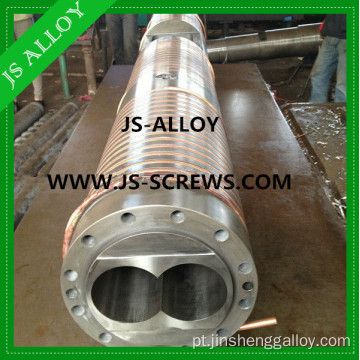 Parafuso de injeção nitretada JS-ALLOY e cilindro